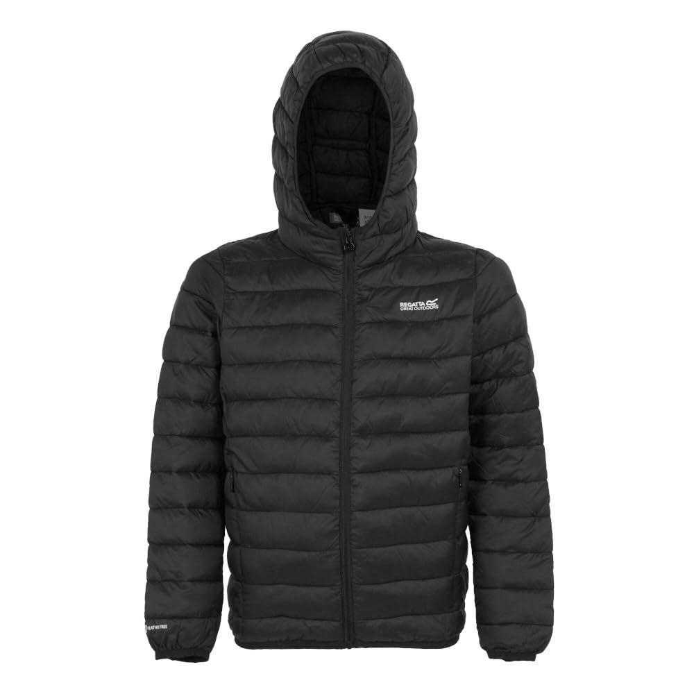 Regatta Dziecięcy Hooded Marizion z przegrodami kurtka woda odpychający ocieplany Winter płaszcz