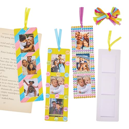 Baker Ross Punto de libro con marco - Pack de 12, Kits de