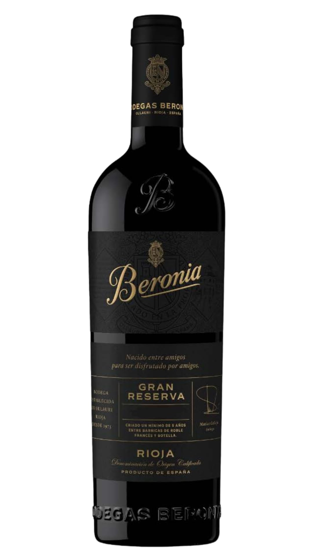 Beronia Rioja Gran Reserva - Spanish Red wine, 75cl Bottle