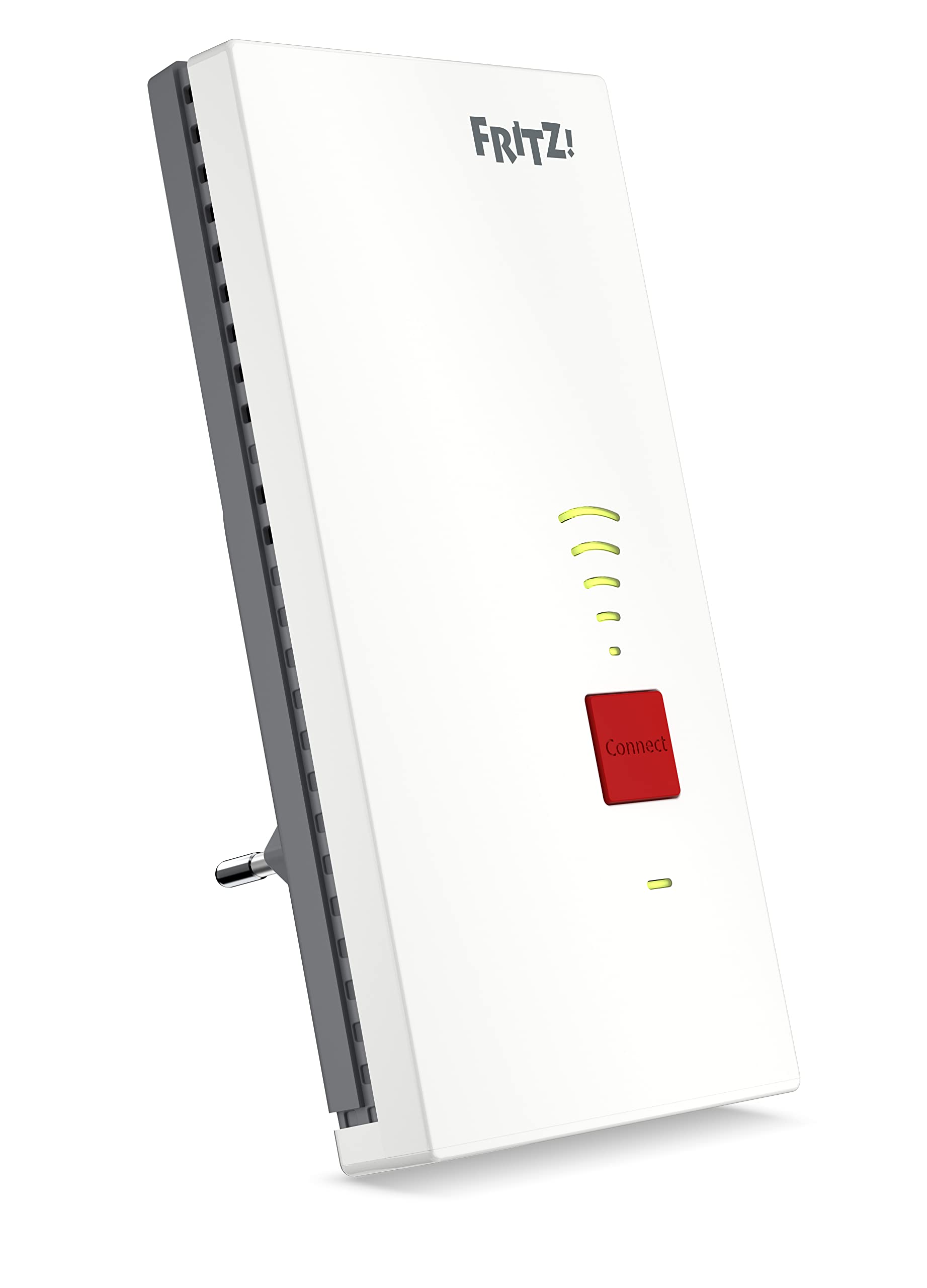 Fritz!Repeater 2400 International - Repetidor/Extensor WiFi AC+N, Banda Dual(1.733 Mbps/5 GHz y 600 Mbps/2,4 GHz), Mesh, Punto de Acceso WiFi, 1 Puertos LAN Gigabit, WPS, Interfaz en Español