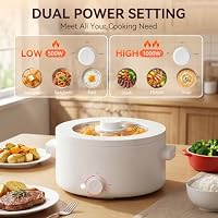 Electric Hot Pot, 3L Portable Electric Pot with Ceramic Non-stick Coating — image 4