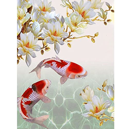 Diamond Painting poisson rouge 80x160cm idée cadeau créatif et kit broderie DIY