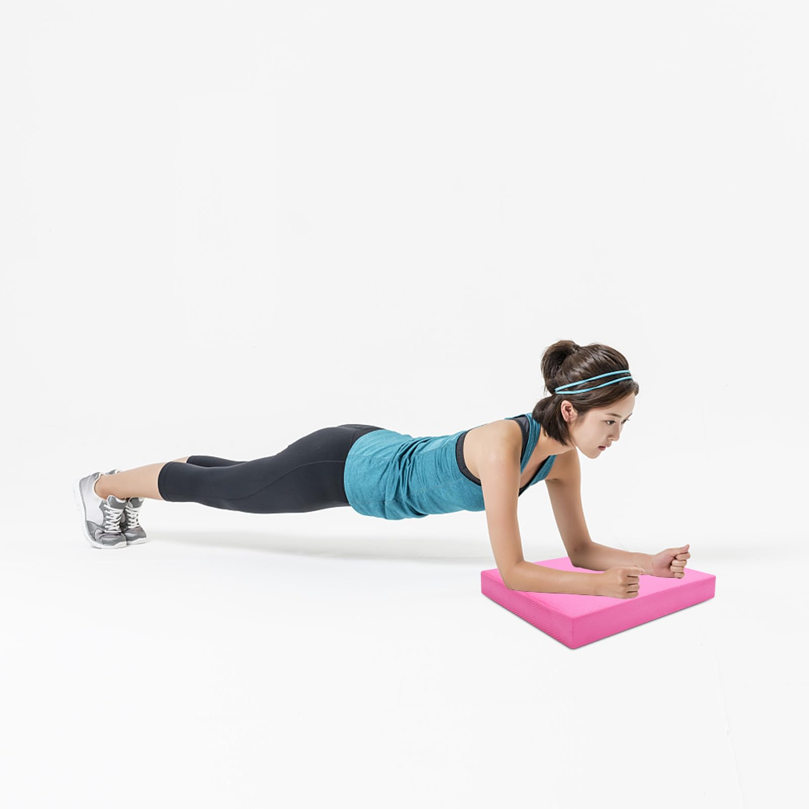 Alasum Cuscino Balance Pad in Tpe per Yoga e Fitness Supporto Stabilizzante per Gomiti e Caviglie, Antiscivolo e Morbido, per Allenamento a Casa e Riabilitazione