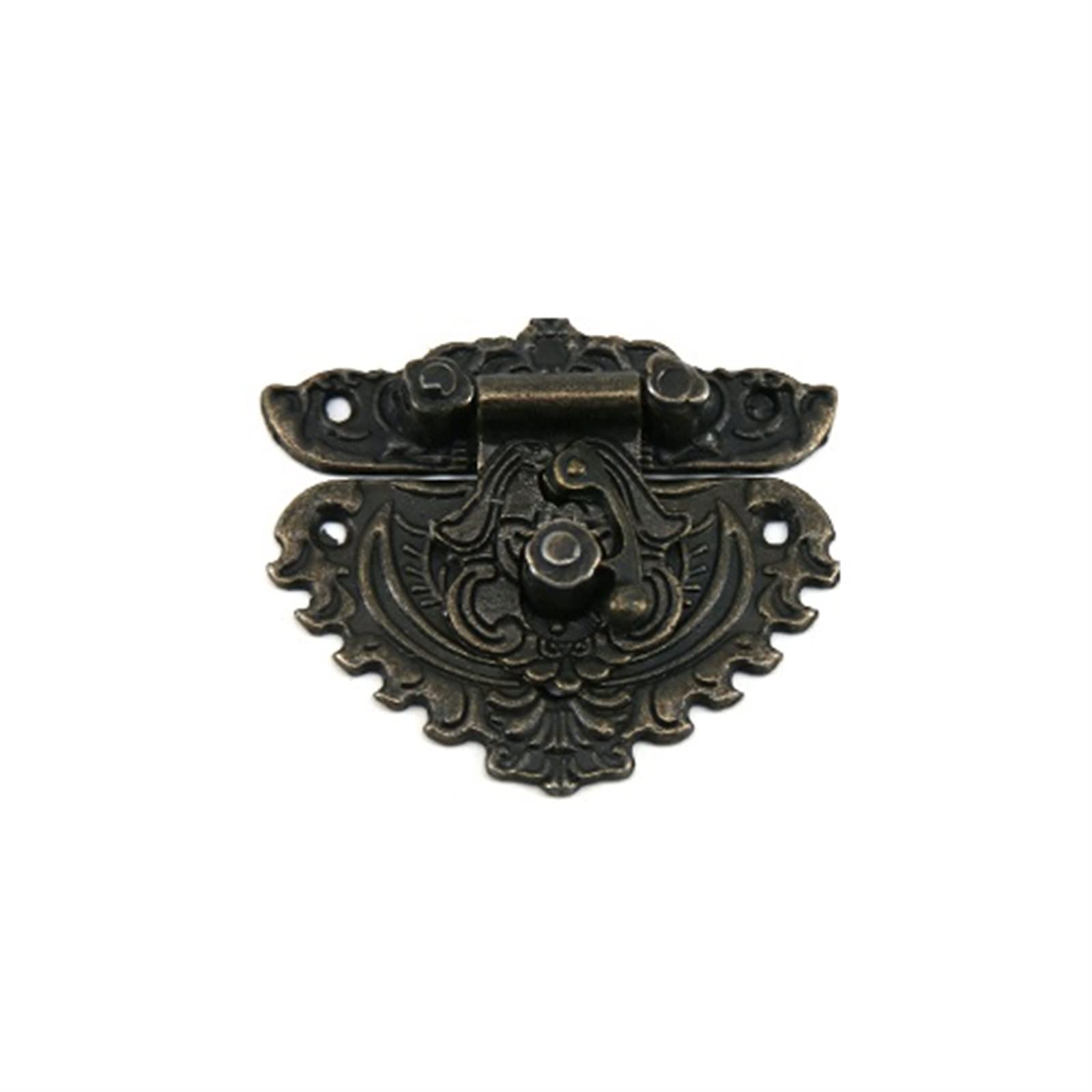 Nvsfzgiyg Bronze Antique Latches Catches Hasps Small Cabinet Buckle Case Locks For Wooden Box Hardware