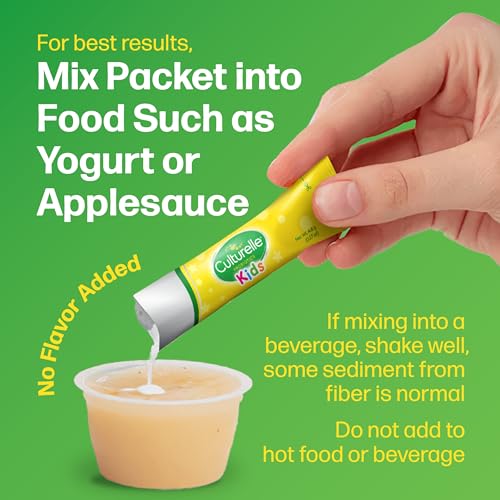 Culturelle Kids Probiotic + Fiber Packets, Ages 1+, Unflavored, 24 Count - image 5