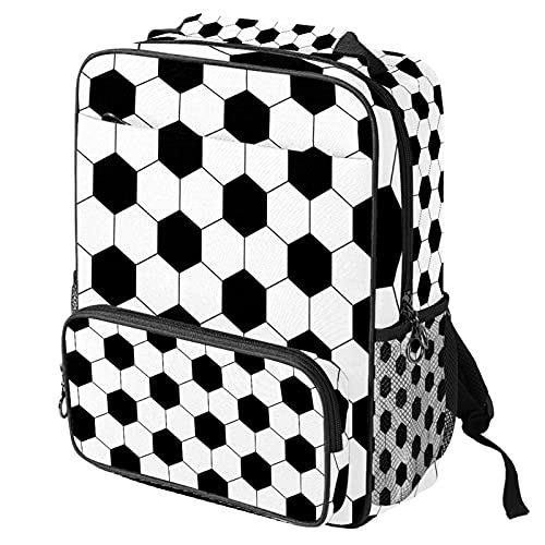 Sac à dos ordinateur portable avec motif football imprimé sac de travail