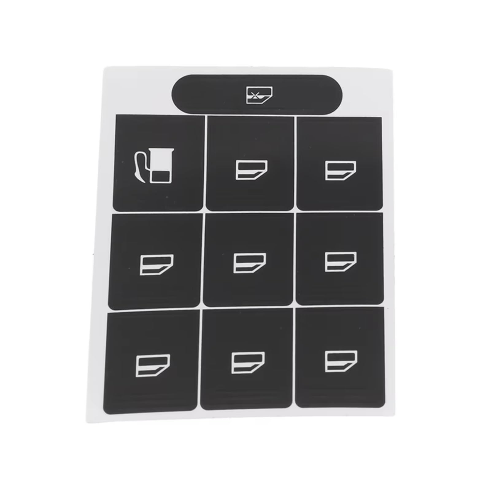 Modification Interior Compatible with VW for Golf for MK5 for Passat B6 Car Styling Auto Interior Decoration Accessories Door Window Lift Button Stickers Switch