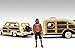 American Diorama Campers Figure 2, Brown 76435 - 1/24 Scale Figurine - Diorama Accessory