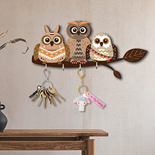 Image of kotart Unique Stylish Modern Wooden Key Holder for Home Decor Living Room Office with Stylish Key Organizer | Designer Wall Decor | Wall Art Decorative Items | Wall Decoration (Hanging 1)