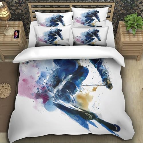 Housse de couette super douce ShihTzuDogArt King en microfibre premium - 5