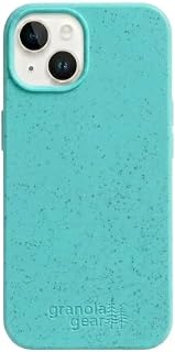 Eco by GranolaGear - Eco-Friendly Phone Case for iPhone 15 - Biodegradable, Compostable, Plastic-Free, Made from Plants - Sea Glass