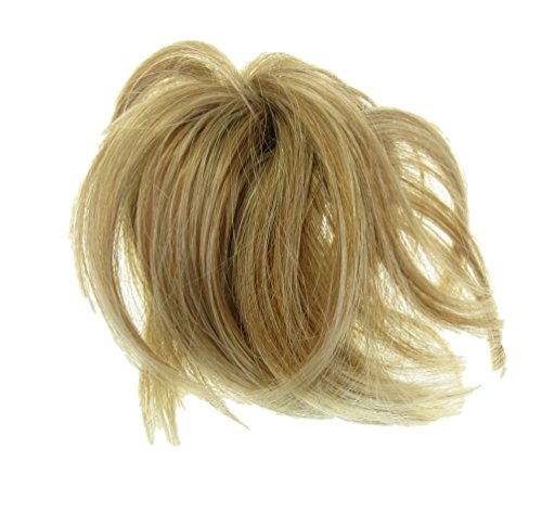 BLONDE HAIR EXTENSION SCRUNCHIE BUN UP DO DOWN DO MULTI TONES SPIKY TWISTER S. Synthetic