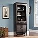 Sauder Harbor View Library with Doors, Antiqued Paint finish