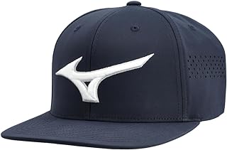 Mizuno Standard Tour Flat Snapback, Navy-White