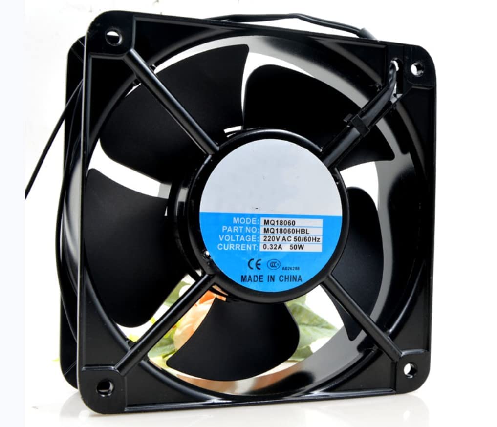 FCARUMIQP 220V 0.32A 50W 18060 Cooling Fan 180X180X60mm