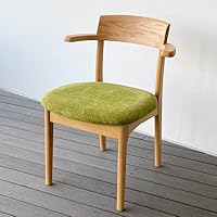 ダークブラウン アーム付きチェア Amazon｜ウッドギャラリー樹 Lindy ダイニングチェア 2色カラー オーク