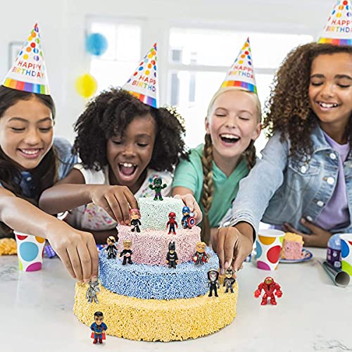 Super Hero Toys,20 Pcs Action Figures For Boys,Superhero Party Supplies,Mini Toy Set, Suitable For Easter,Birthday Cake Ornaments,Cupcake Toppers,Christmas #TOP5
