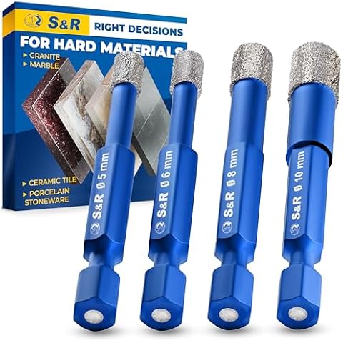 S&R 4-Piece Diamond Drill Bit Set Cover