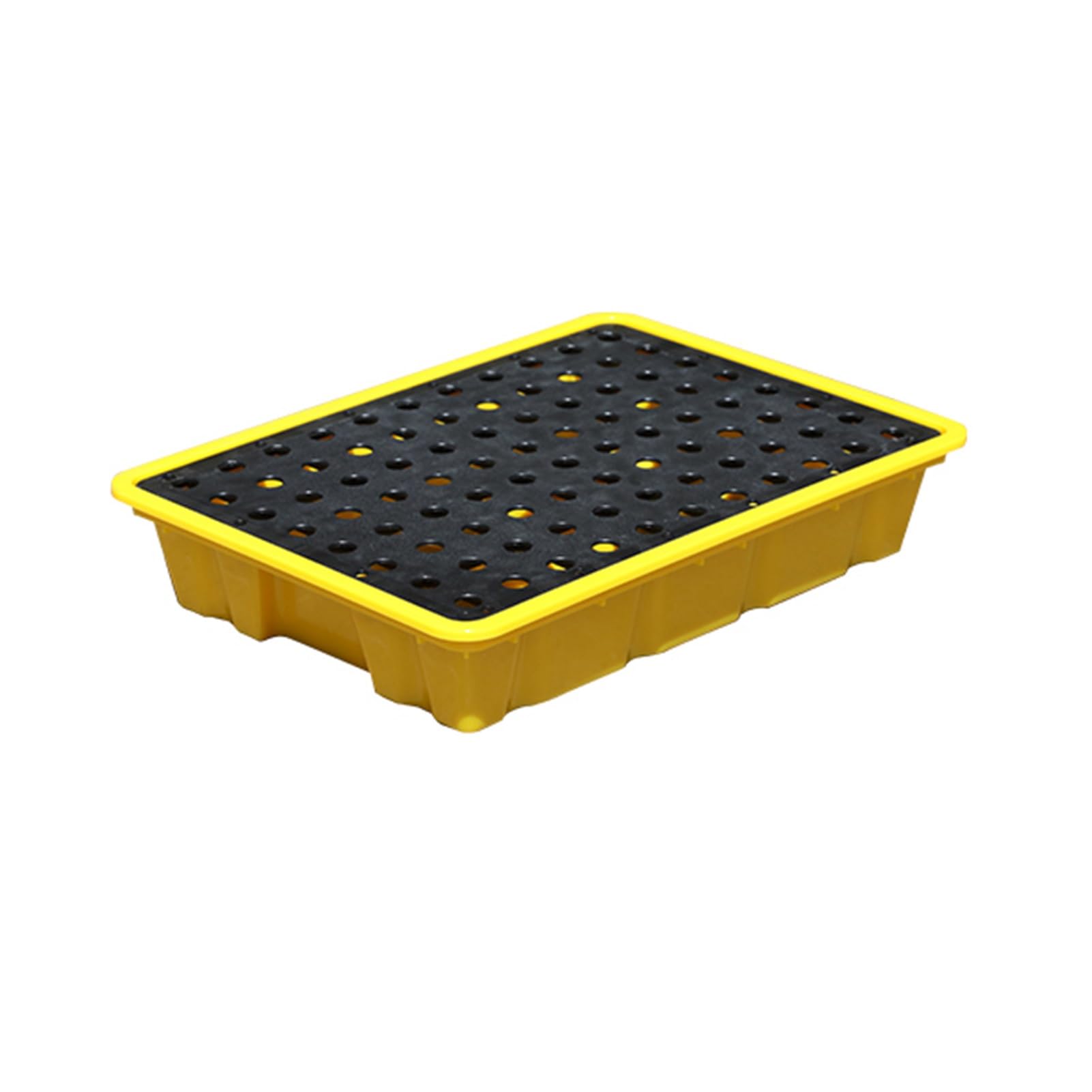 Palette de rétention haut de gamme pour 2 fûts, polyéthylène 2000 lbs