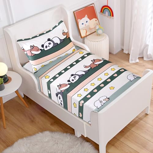 Kwlover 001 Bed Fitted Sheet And Pillowcase Set,Animals Printed Bed Fitted Sheet cover