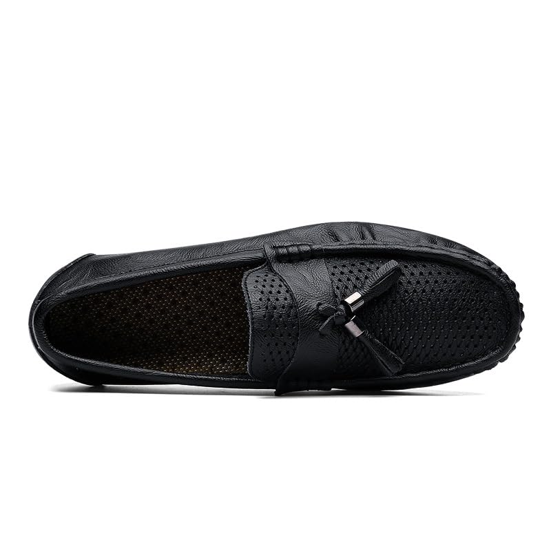 Men's Loafers Shoes Round Toe Solid Color Breathable with Tassel Driving Loafers Lightweight Comfortable Anti-Slip Party Classic Slip-ons3