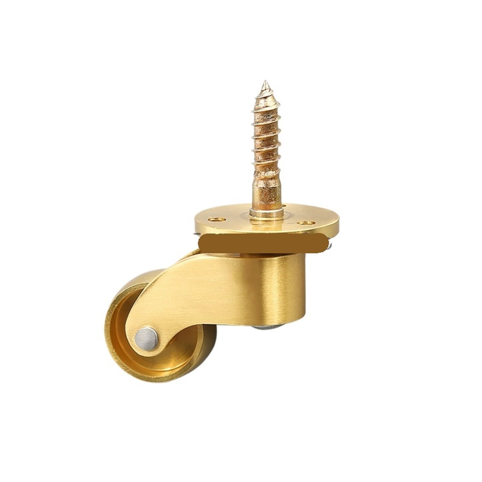 Mxxdmopd F Pure Brass Swivel Wheel Metal Lat Caster Heavy Duty Silent Urniture Support Leg Chair Bed(F)