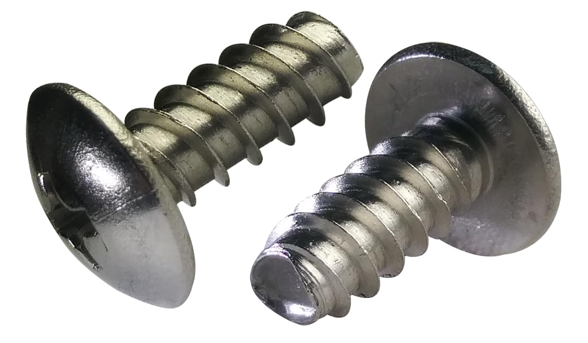 #6 x 3/8" Thread Forming Screws for Plastics (48-2) / Phillips/Truss Head / 18-8 Stainless Steel (800 pcs)