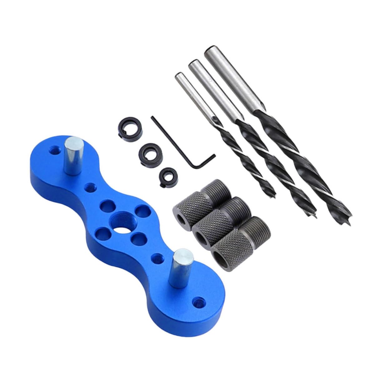 DOITOOL defiant defiance Resistance revolt Durability sturdy Drilling positioner Aluminum alloy material DIY tool punch tool Drilling Woodworking Positioner punch hole Drill guide