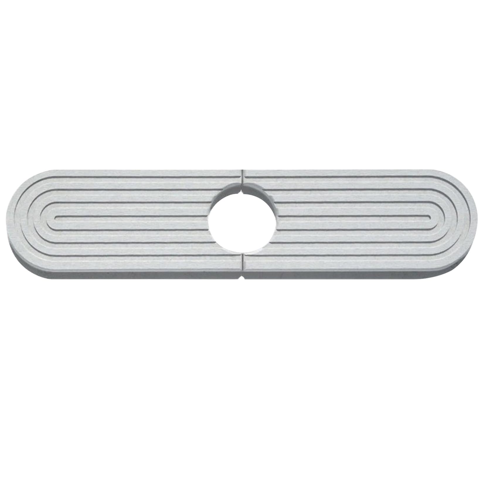 Sjfbebsy Kitchen Sink Splash Guard Absorbent Stone Drying Tray Quick-drying Faucet Mat Prevents Moisture Buildup for Kitchen Bathroom Counter, Light Grey 23.6 * 3.9inch - Faucet Mat for Sink