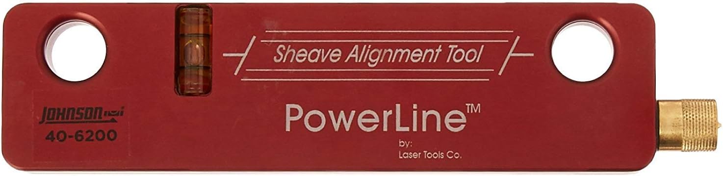 Johnson Level & Tool 40-6200 Magnetic Sheave Alignment Laser, Red, 1 Laser