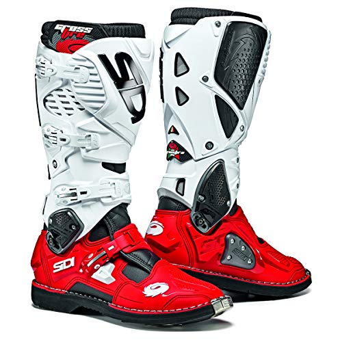 Sidi Crossfire 3 SRS Motorcycle Boots | Black/Grey | Sz 7 U.S./40 Euro