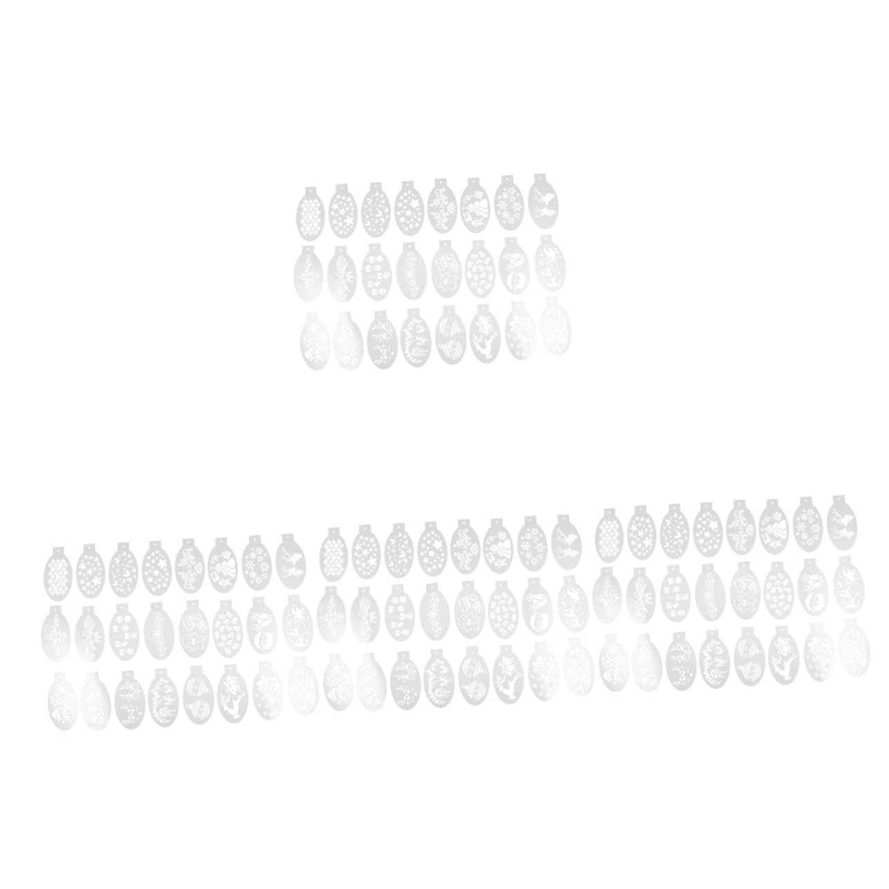 VILLCASE 4 Set Stencil Per Pittura Pet Per Trucco E Decorazioni Feste Riutilizzabili E Facili Da Per Natale E Speciali 24 Pezzi*4