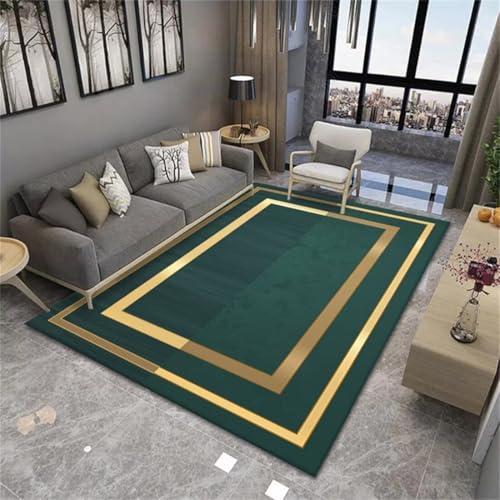 Tapis de cuisine vert moderne rectangulaire durable de 50X70CM