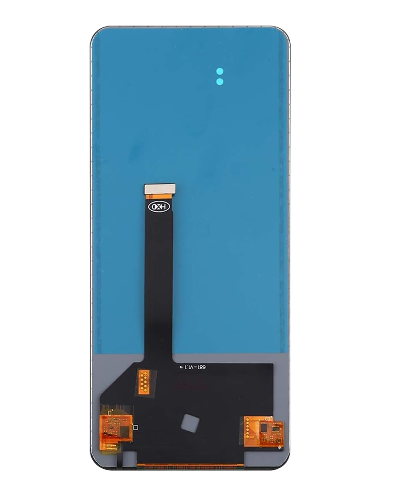 SRJTEK TFT do OPPO Reno2 wyświetlacz LCD do OPPO Reno 2 zamiennik ekranu CPH1907 dotykowy digitizer zestawy naprawcze bez ramki (czarny, bez rozpoznawania odcisków palców)