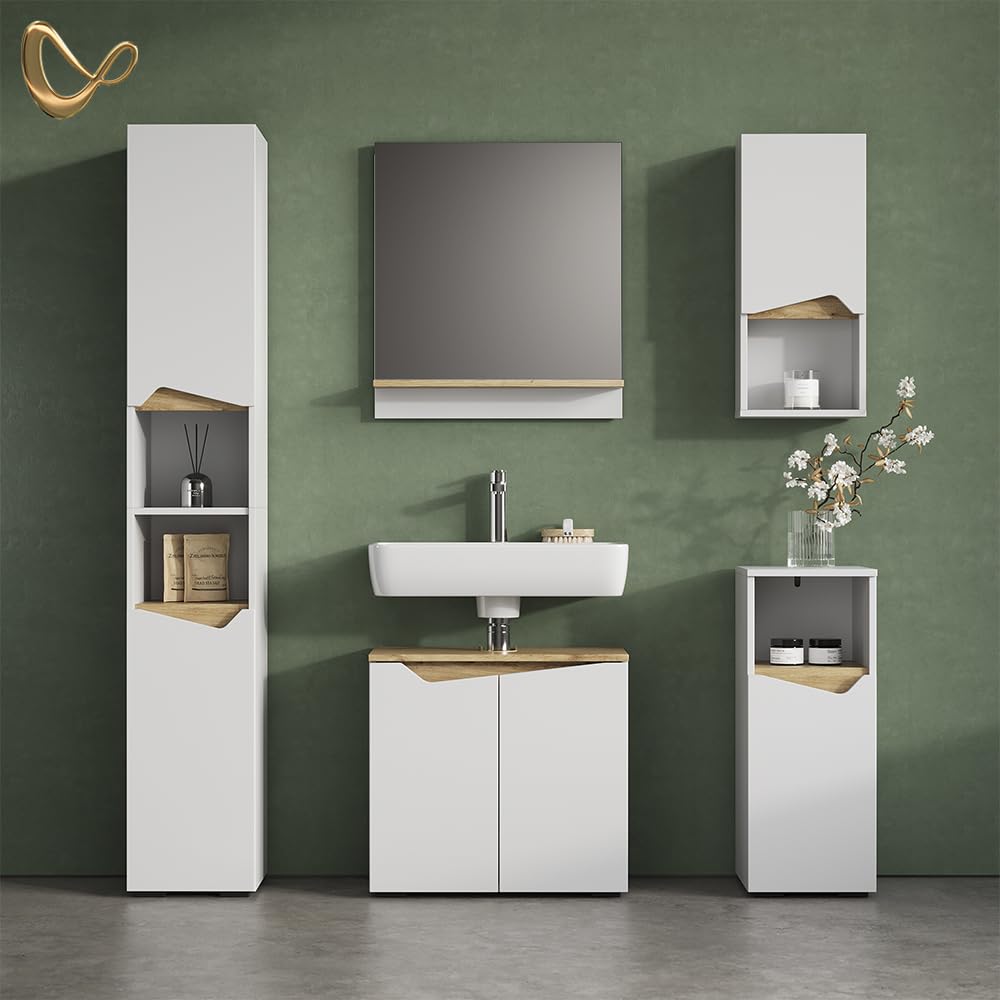 Livinity Conjunto de Muebles de baño Timavo, Blanco 60 cm