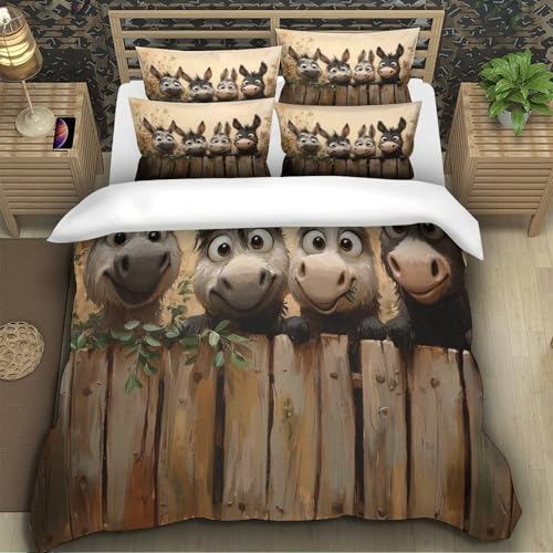 Parure de lit confortable 220x240 fermeture éclair résistante