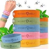 12Piezas Pulseras Repelentes de Mosquitos, Pulsera Mosquitos Antimosquitos, Natural No Tóxica, Ajustables Bandas Repelentes,para los Niños y Adultos, 5 Colores