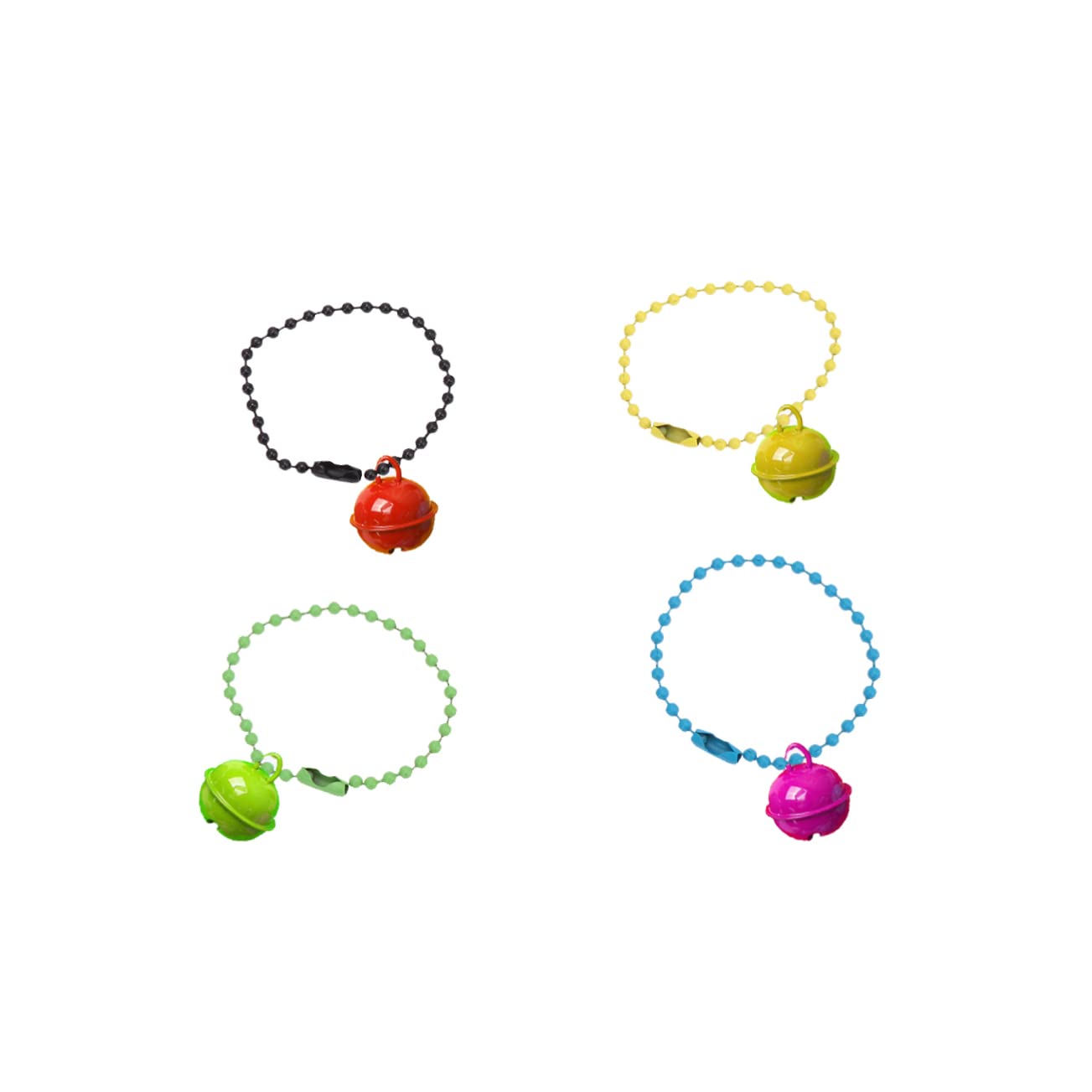 SHINEOFI 300pezzi Catenine Colorate per Gioielli Fai da Te di Metallo con Perline Rotonde Catena per Progetti Creativi e Decorazioni