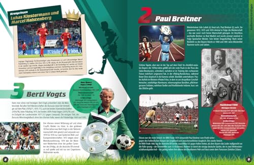 Die 100 besten deutschen Fußballer und Fußballerinnen: Tore – Triumphe – Rekorde | Für die Fußball-EM 2024: Eine topaktuelle Sammlung der deutschen Fußballstars mit vielen Fotos