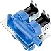Maxdot 1 Piece 285805 Water Inlet Valve with Mounting Bracket for Clothes Washer 110 VAC/ 120 VAC, Compatible with Maytag, Alliance, GE, Kenmore, Amana, Admiral and More