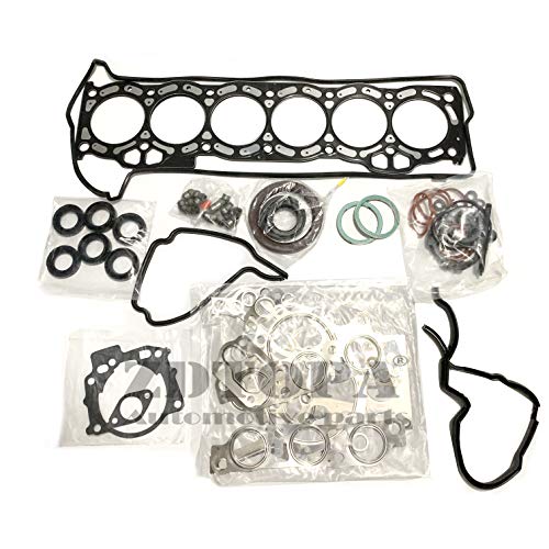 1GFE 1G-FE GXE10 Engine Complete Gasket Set (for New Model Engine) 04111-70151 04111-70241 Full Gasket Set Kit Compatible for Lexus IS200 IS300 200303-200507 Application Engine Parts