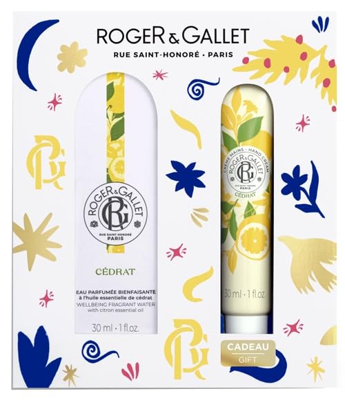 GenericRoger&Gallet - Estuche navideño con Cedrata Eau de Parfum 30 ml + Crema de Manos Cedrata 30 ml