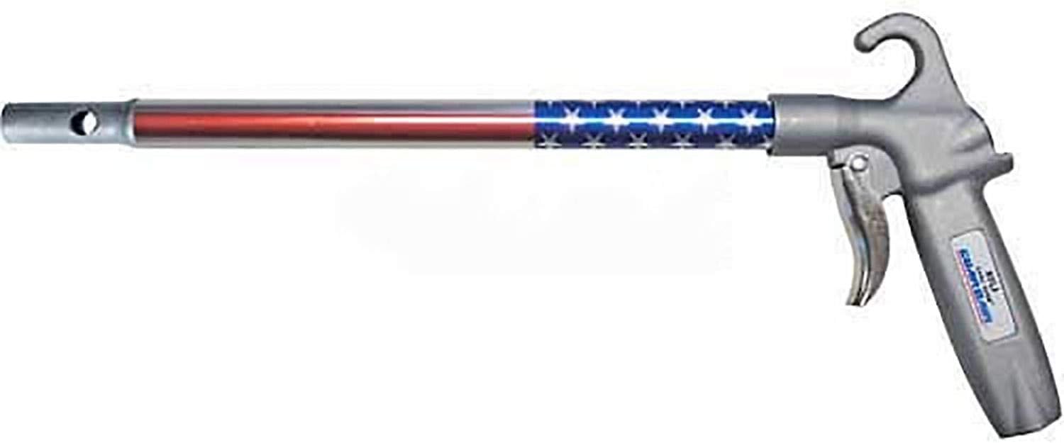 Guardair Xtra Thrust 75XT012AAUS Safety Air Blow Gun OSHA Compliant Alloy Nozzle with 12-Inch Aluminum Extension, US Flag Markings
