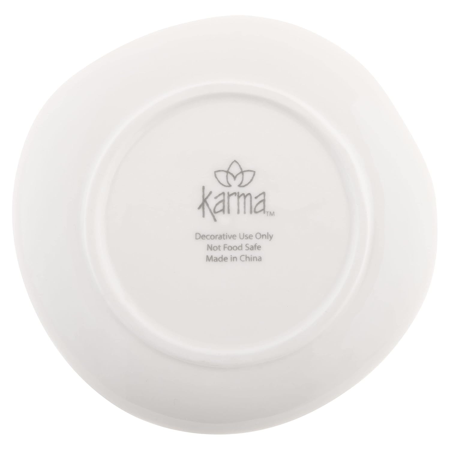 Karma, Reyna Trinket Tray, Decorative Ceramic Trinket Dish, Jewelry Dish Tray for Rings Bracelets Necklace, Apricot - Image 3