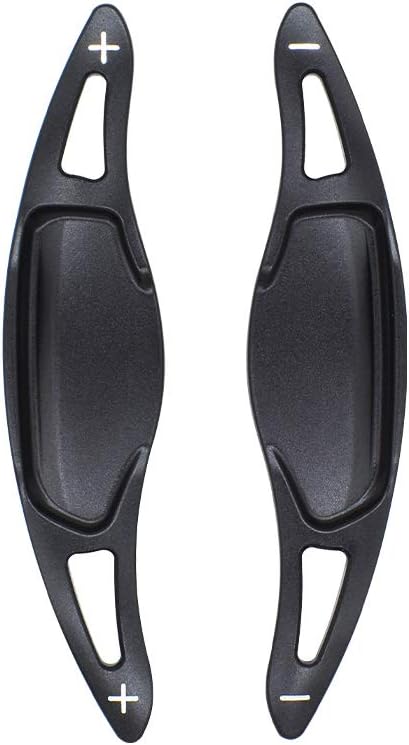 Aluminum Alloy Car Steering Wheel Shift Paddle fit for Kia Stinger CK K8 GT GT1 GT2 EX Hatchback Paddle Shifter Extension Accessories Interior Decoration Accessories -Black