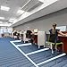 PATIKIL 6 Rolls 157Ft Carpet Marker Strips, Nylon Floor Tape for Areas and Flow Line Up for Classroom, Social Distance, Office, Light Blue