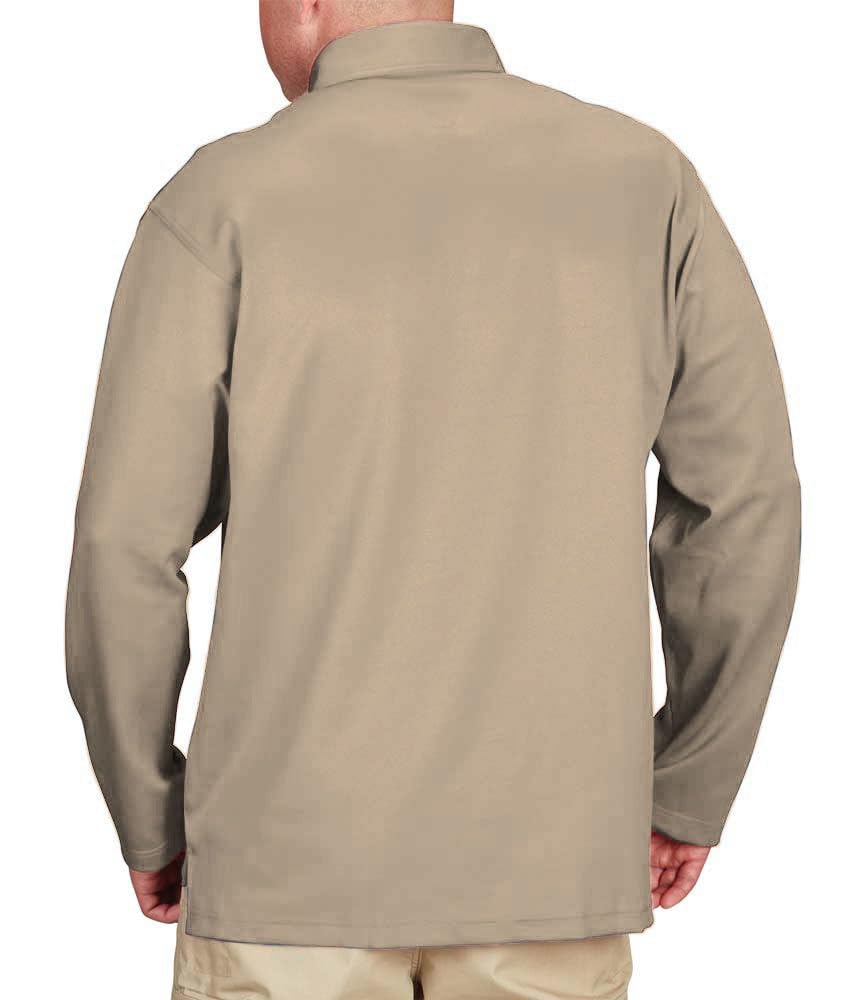 Propper I.C.E. Polo de Manga Larga, Hombre, F5315, Bronceado Plateado, Extra-Large