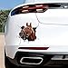Brown 3D Horse Car Decals 5.5-Inch 2-Pack, Waterproof Vinyl Car Stickers and Bumper Stickers for Vehicles, Laptops, Refrigerators, Motorcycles, Walls, Fade-Resistant Self-Adhesive