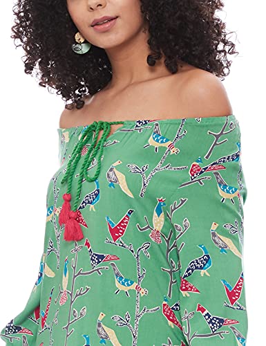 Image of Max Women's Rayon A-Line Ankle Length Ethnic Dress