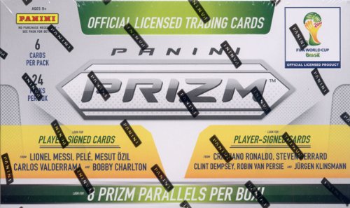 Official 2014 FIFA World Cup Brasil Panini Prizm Trading Cards Box